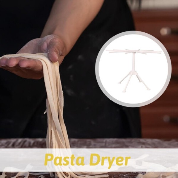 Pengering Pasta dan Stand Pengering Spaghetti | Tempat Pasta Buatan Rumah dengan Tiang Spaghetti yang Dapat Disesuaikan untuk Pengeringan Mudah